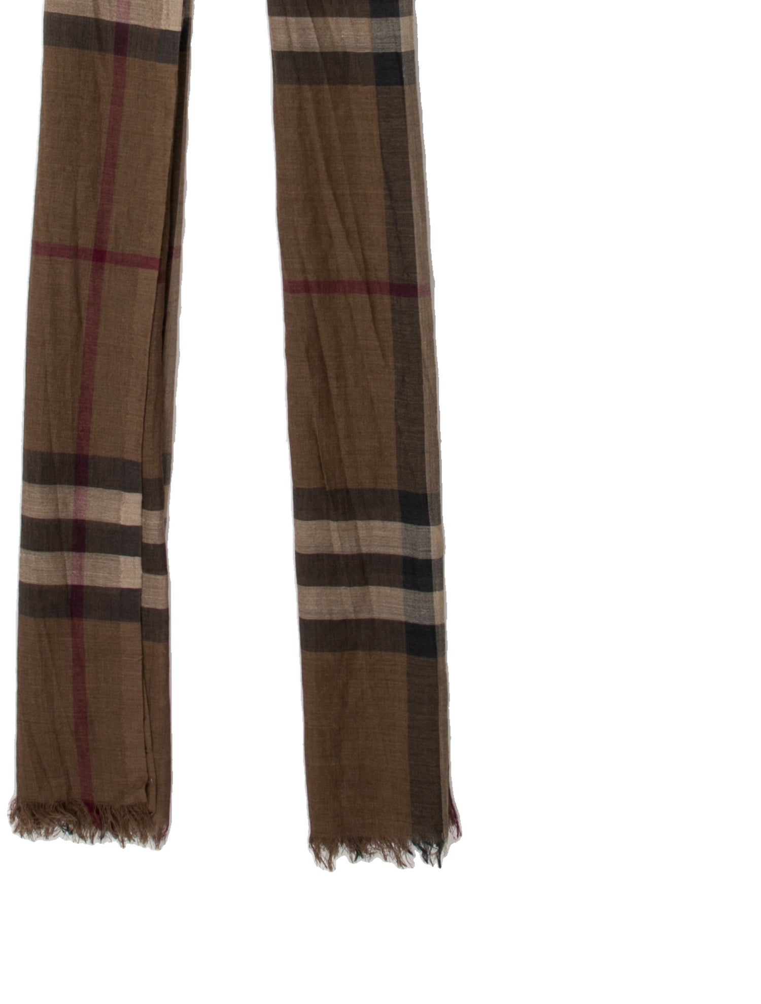 Burberry Gauze Exploded Check Pattern Scarf